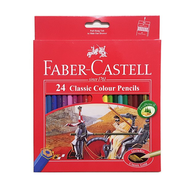 

Faber Castell Classic Coloour Pencils 24 Warna/ Pensil Warna