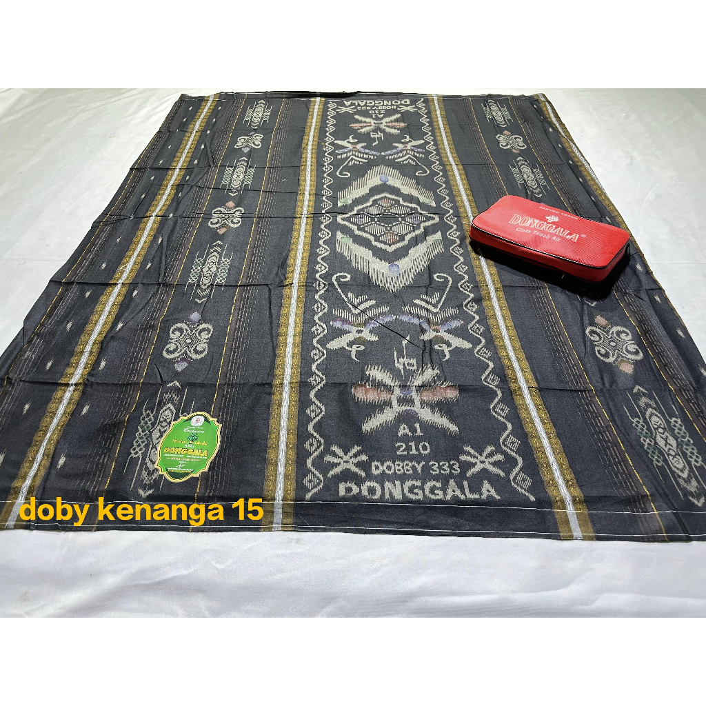 Sarung Dongala Doby kenanga songket
