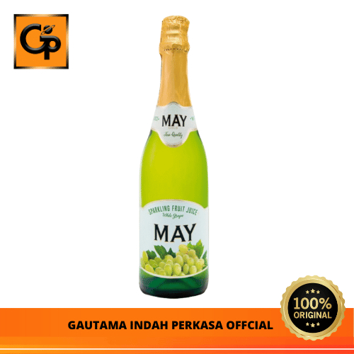 

Minuman Jus Berkarbonasi May Sparkling Juice White Grape 750ml