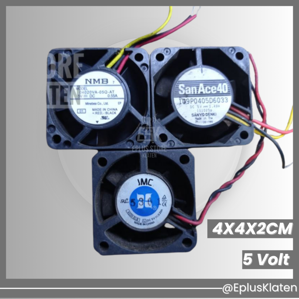 Kipas Fan Dc 4cm 5V cooler fan switching 5 Volt -KP037