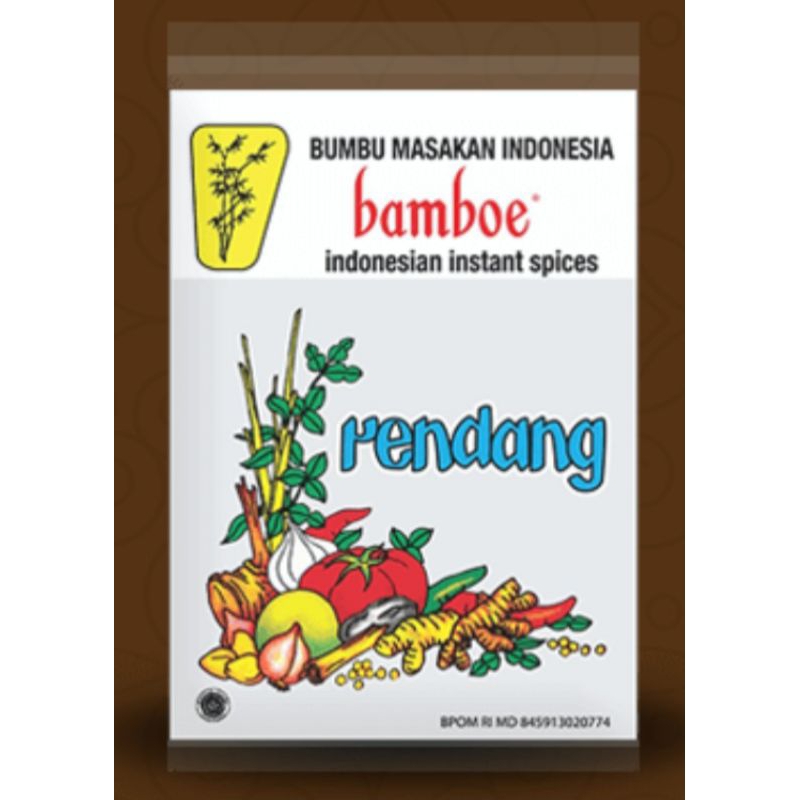 

BUMBU BAMBU BAMBOE RENDANG ( kemasan putih besar)