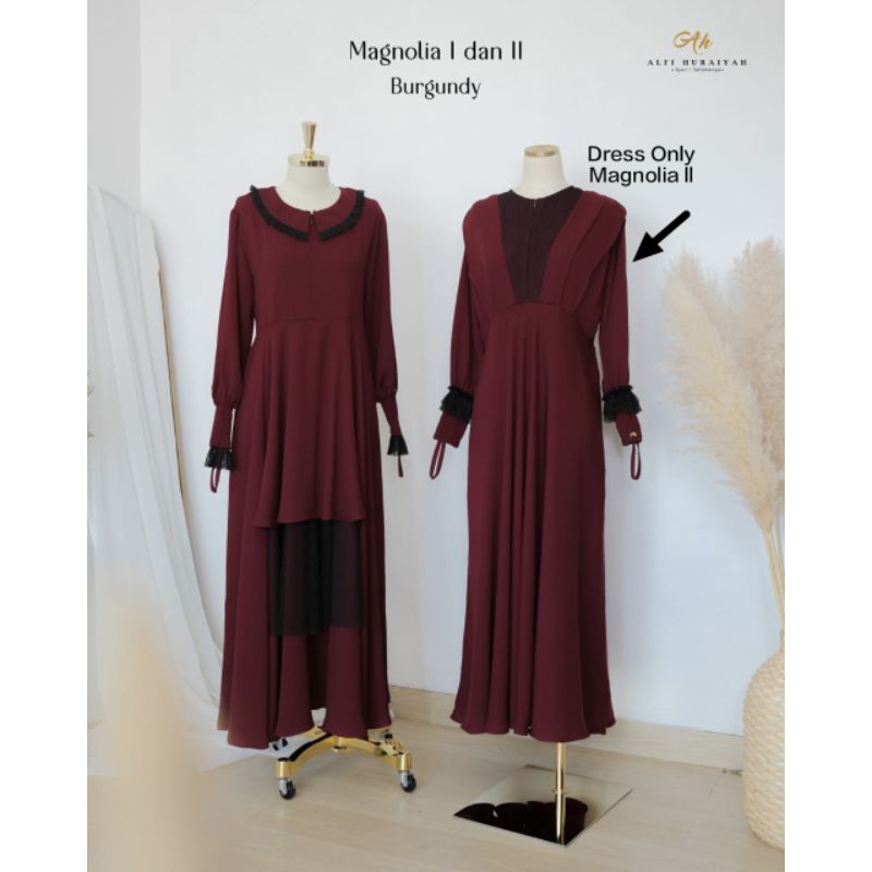 Dress Only (Dress Pesta) Magnolia 2 By Alfi Huraiyah (Gamis Saja)