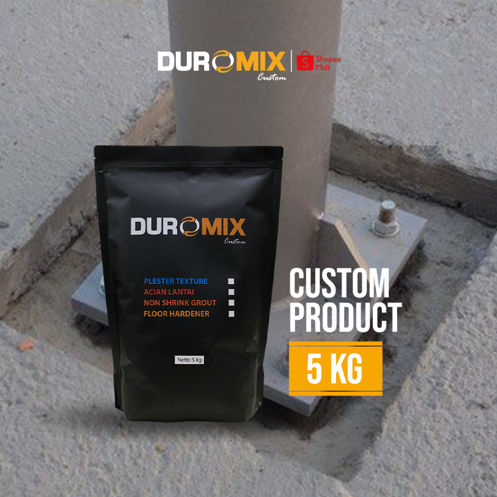 DUROMIX CUSTOM | Plester Texture, Acian Lantai, NSG, & Floor Hardener