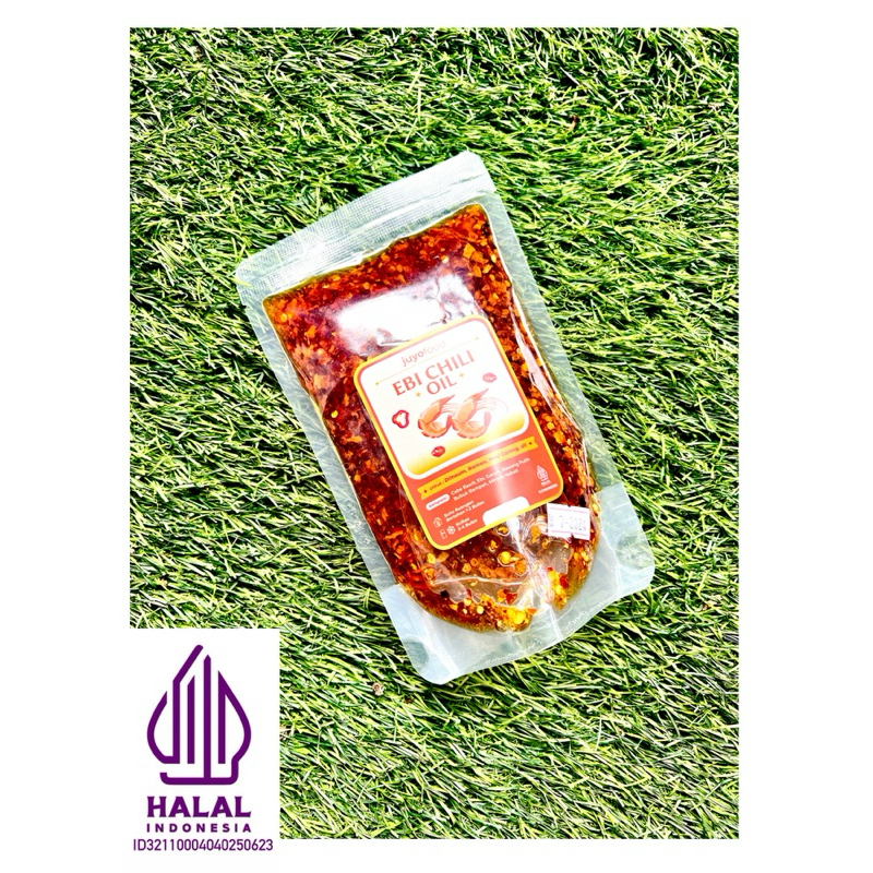 

HALAL MUI MINYAK CABAI EBI 500 gr. ASLI EBI PONTIANAK CHILI OIL sambal ebi halal ekonomis enak