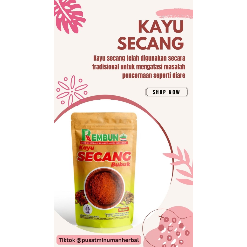 

Kayu Secang Bubuk