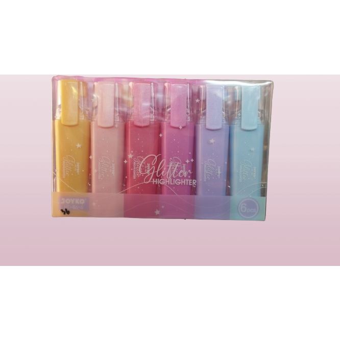 

Highlighter Gliter Joyko HL-86-6 - Penanda Berwarna Joyko