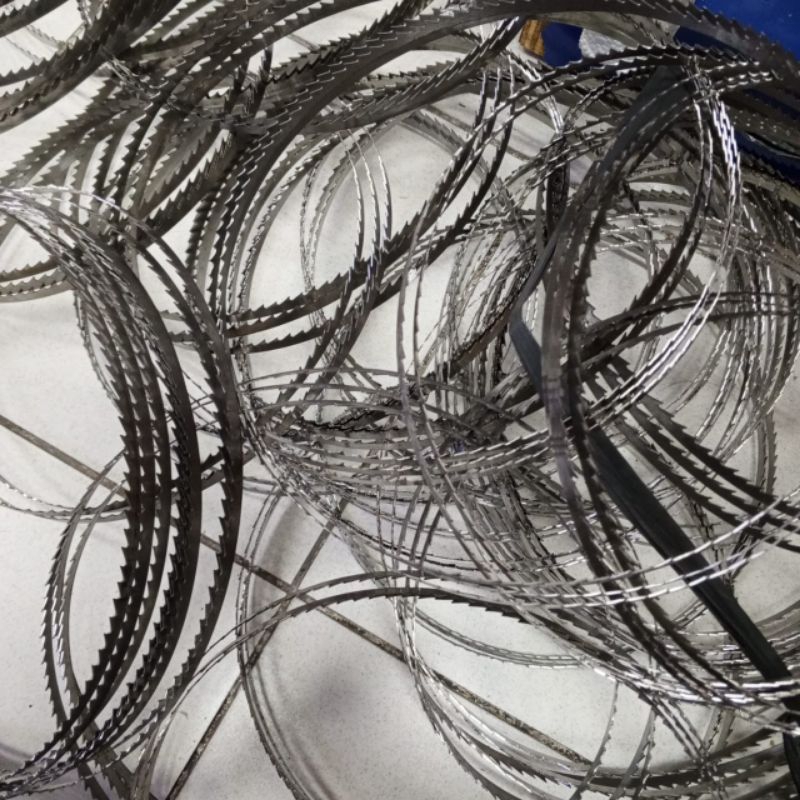 mata gergaji 1/2" lebar panjang 2,4 m /2400 BENSAW  untuk kayu dan daging/MATA BENSAW 12MM