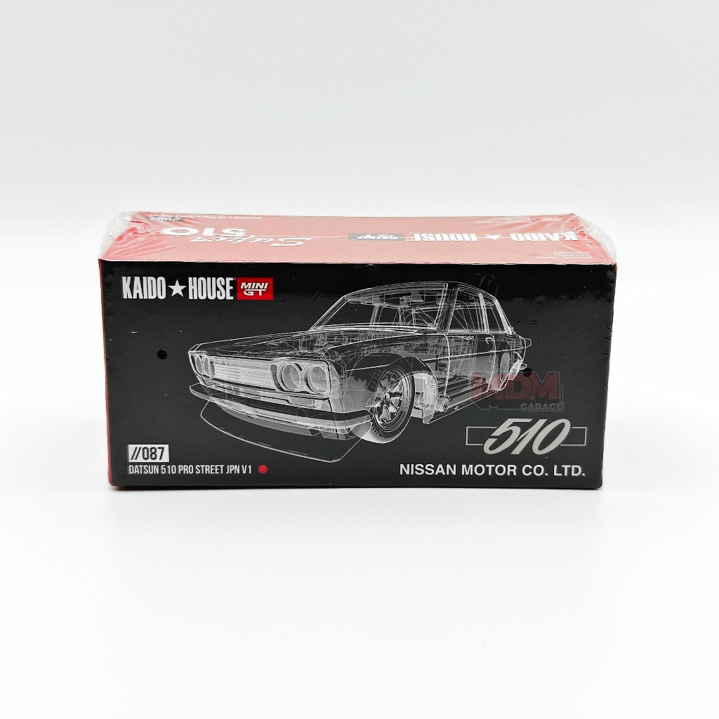 MINI GT X Kaido House 087 - Datsun 510 Pro Street JPN V1