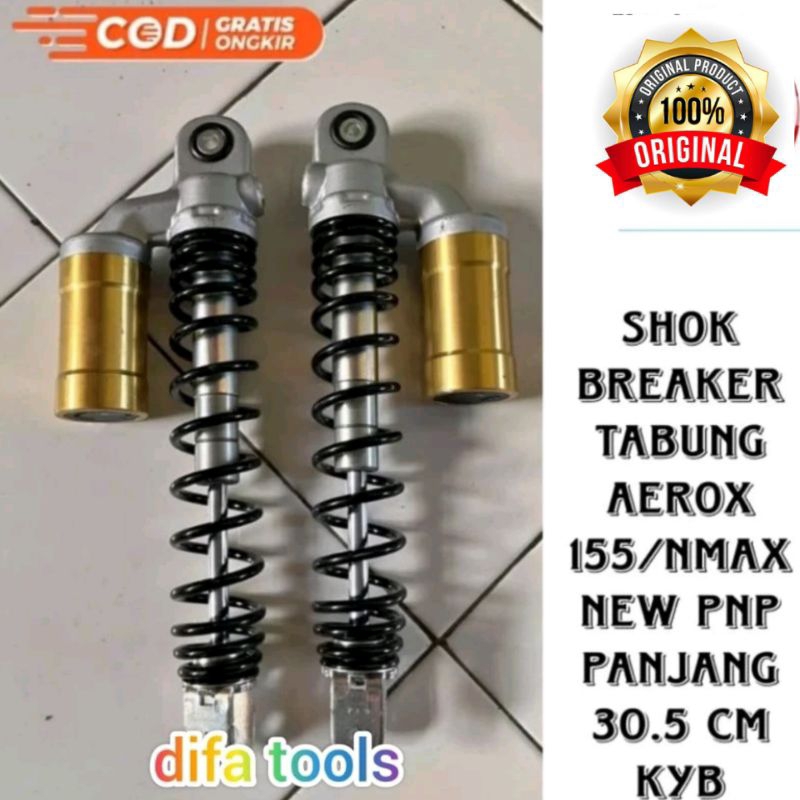 Shock breaker Belakang Yamaha Aerox Tabung/Nmax New Juga Masuk Original KYB Mulus