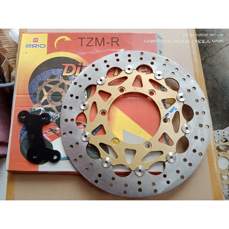 piringan cakram TZM-R Axio Tiger lama Cb 150R old MP new Verza