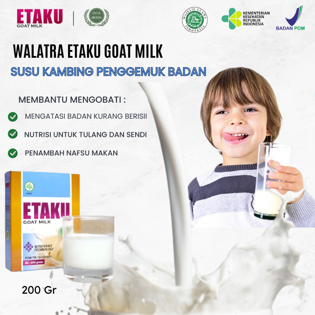 

Susu Penggemuk Badan, Penambah Berat Badan Gemuk, Penggemuk Badan Anak Dan Dewasa, Penambah Nafsu Makan, Penggemuk Badan Kurus, Vitamin Nafsu Makan Dengan Susu Etaku