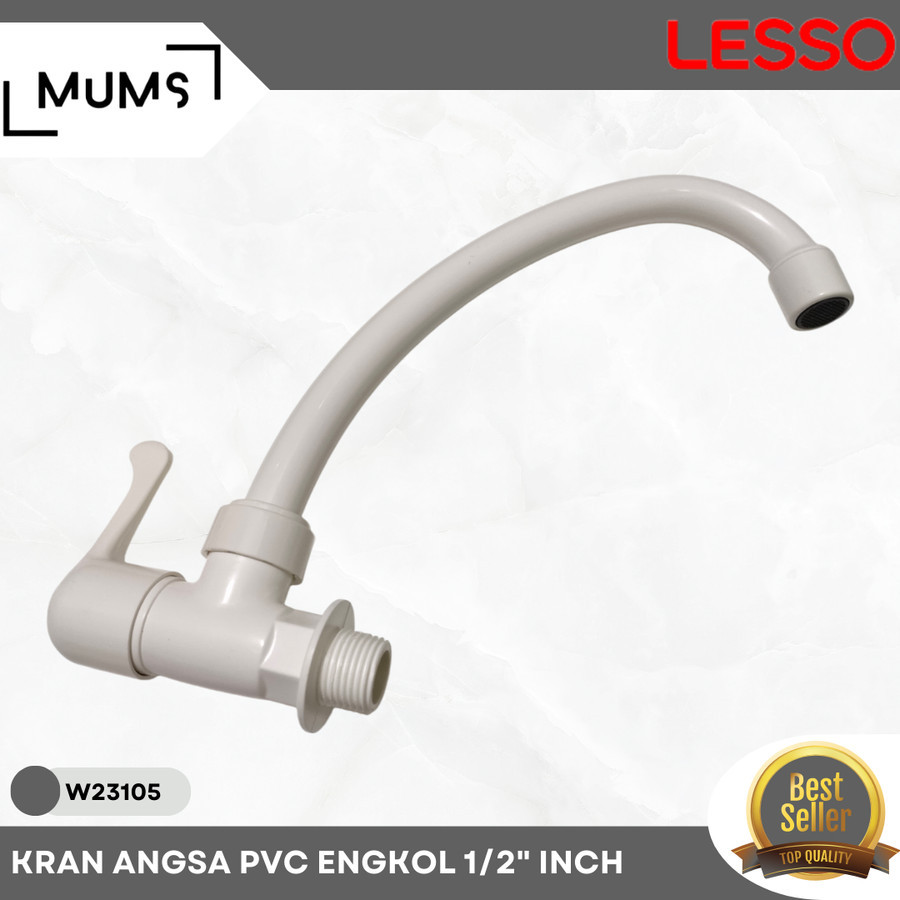 KERAN DAPUR ANGSA/KRAN CUCI PIRING PLASTIK /KERAN ENGKOL WASTAFEL/KRAN AIR PVC BERKUALITAS/KRAN AIR 