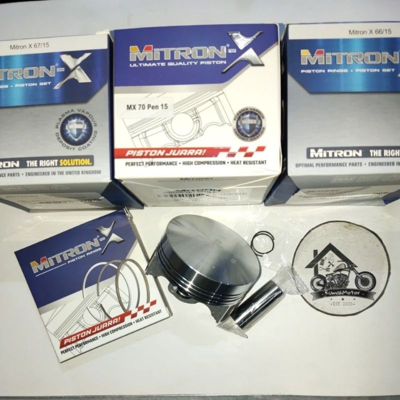 PISTON KIT MITRON 66 67 68 70 PIN 15