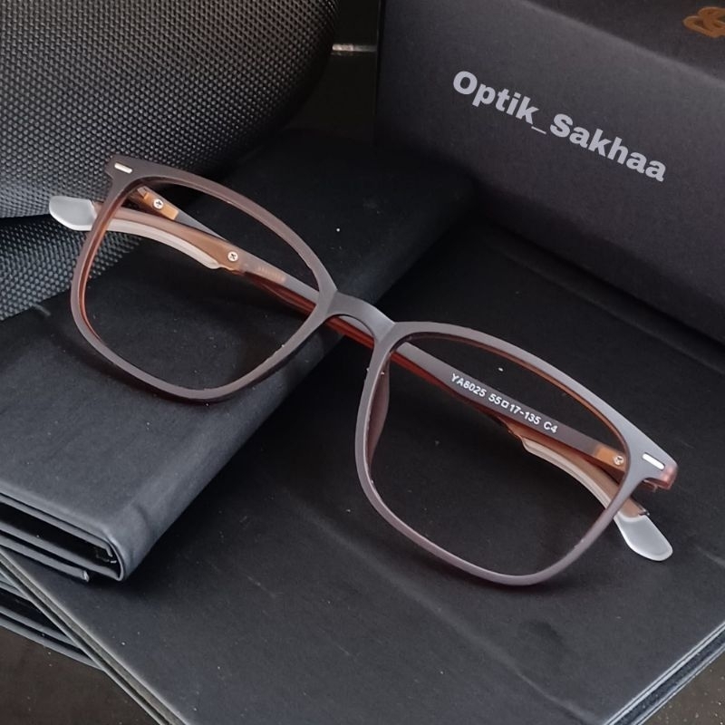 Kacamata Baca Plus Double Fokus Photocromic Pria Wanita Kaca Mata Progresif Anti Radiasi Optik Asli 