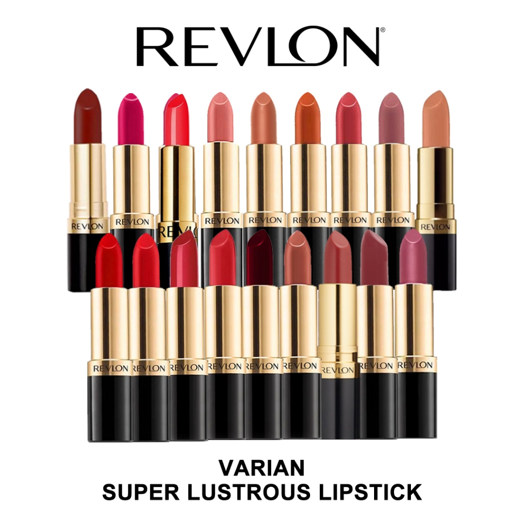 (100% ORI) Revlon Superlustrous Lipstick Revlon Semi-Matte, Lembab & Tahan Lama | Lipstik Revlon