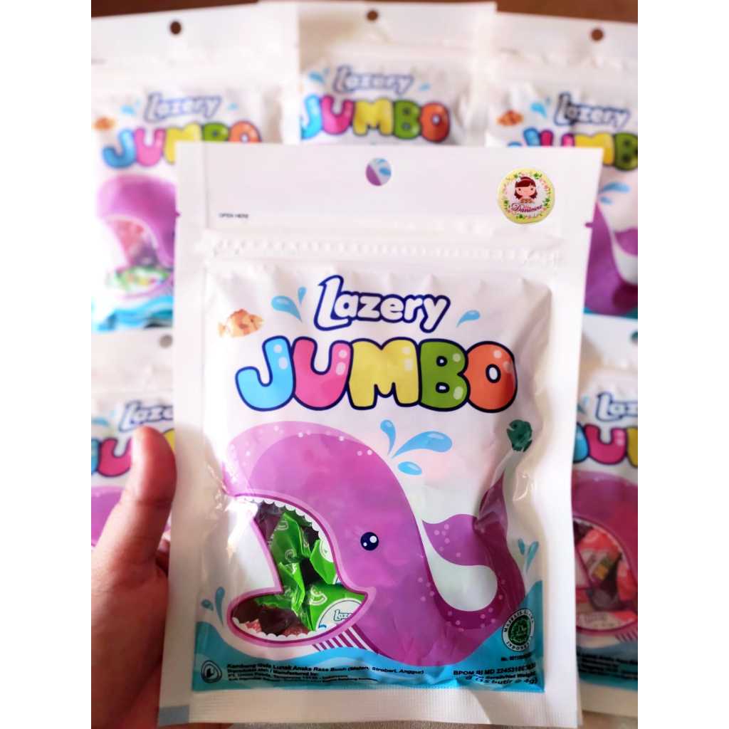 

.Lazery Jumbo Chewy Candy Assorted Permen Lunak Aneka Rasa Buah 60 gr ( scp )