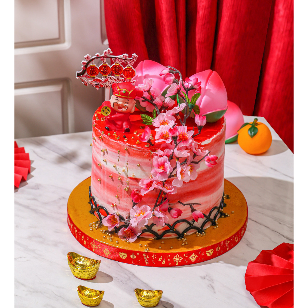 

Cake Sien Thou Puo / Chinese Cake / Kue Imlek / CNY Cake / Custom Cake