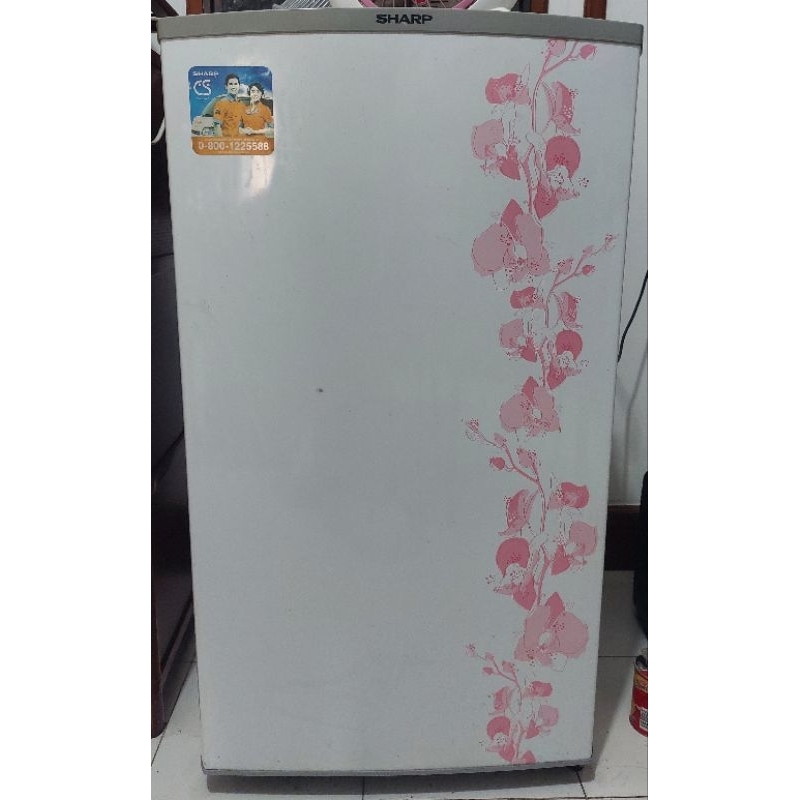 KULKAS SHARP PUTIH BEKAS SJ-M165F