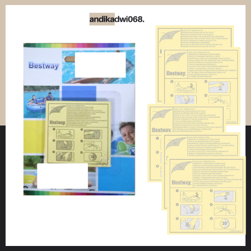 [DISKON] LEM BEST WAY / LEM KASUR ANGIN REPACK / LEM ANTI BOCOR / Lem Bestway Repair Patch Lem Tamba