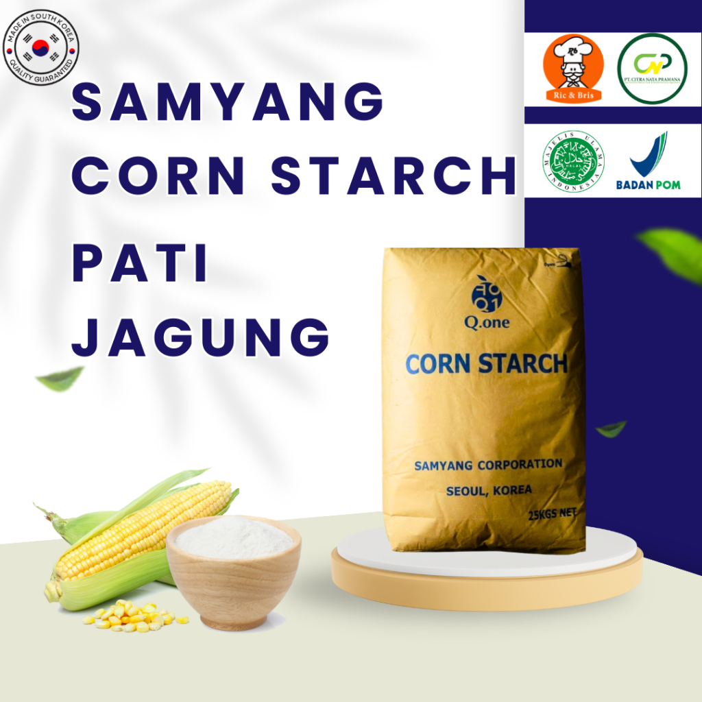 

Samyang Corn Starch / Tepung Jagung Pati Jagung/ Tepung Maizena Pati Jagung / Tepung Meizena Korea Premium / Tepung Pati Jagung