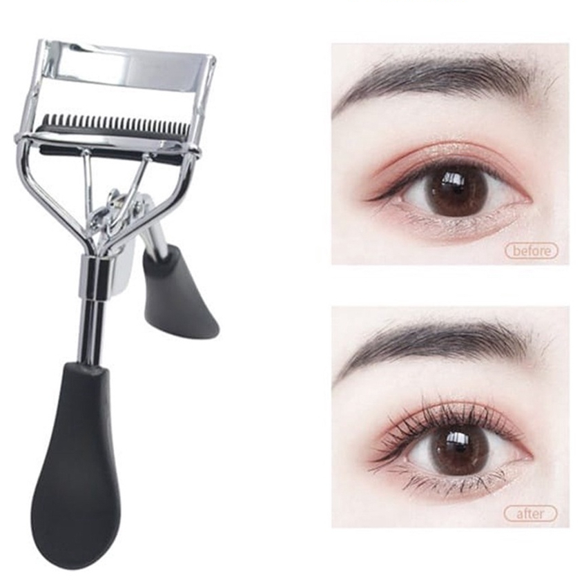 Penjepit Bulu Mata Dengan Sisir Eyelash Curler Pelentik Bulu Mata Sisir