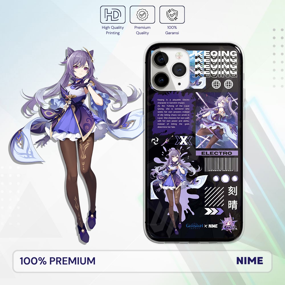Nime Premium Case Genshin Impact - Keqing