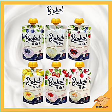 

ORIGINAL Biokul Yogurt To go 80gr / Yoghurt Rasa Buah