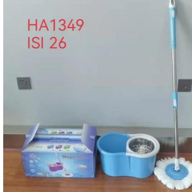 pel lanti spin mop SPIN MOP ALAT PEL LANTAI PRAKTIS PLASTIK Pel Putar Spin Mop Alat Pel Lantai / Mop