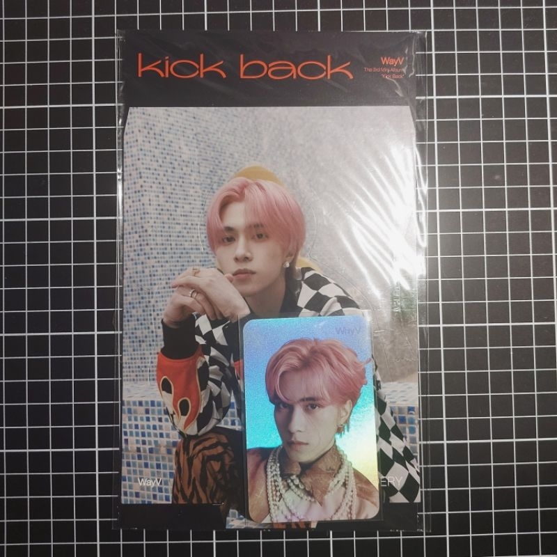 Standee Hologram Photocard Hendery WayV Kick Back
