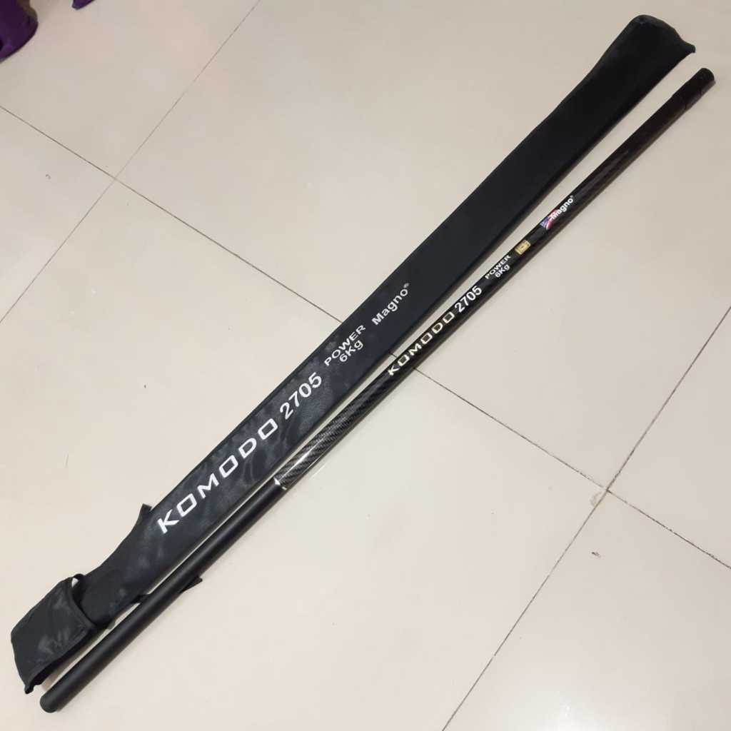 -SF- Joran Tegek Pole Magno Blood KOMODO 270 360 450 Kaku Stik tegek Free Packing Pipa PVC