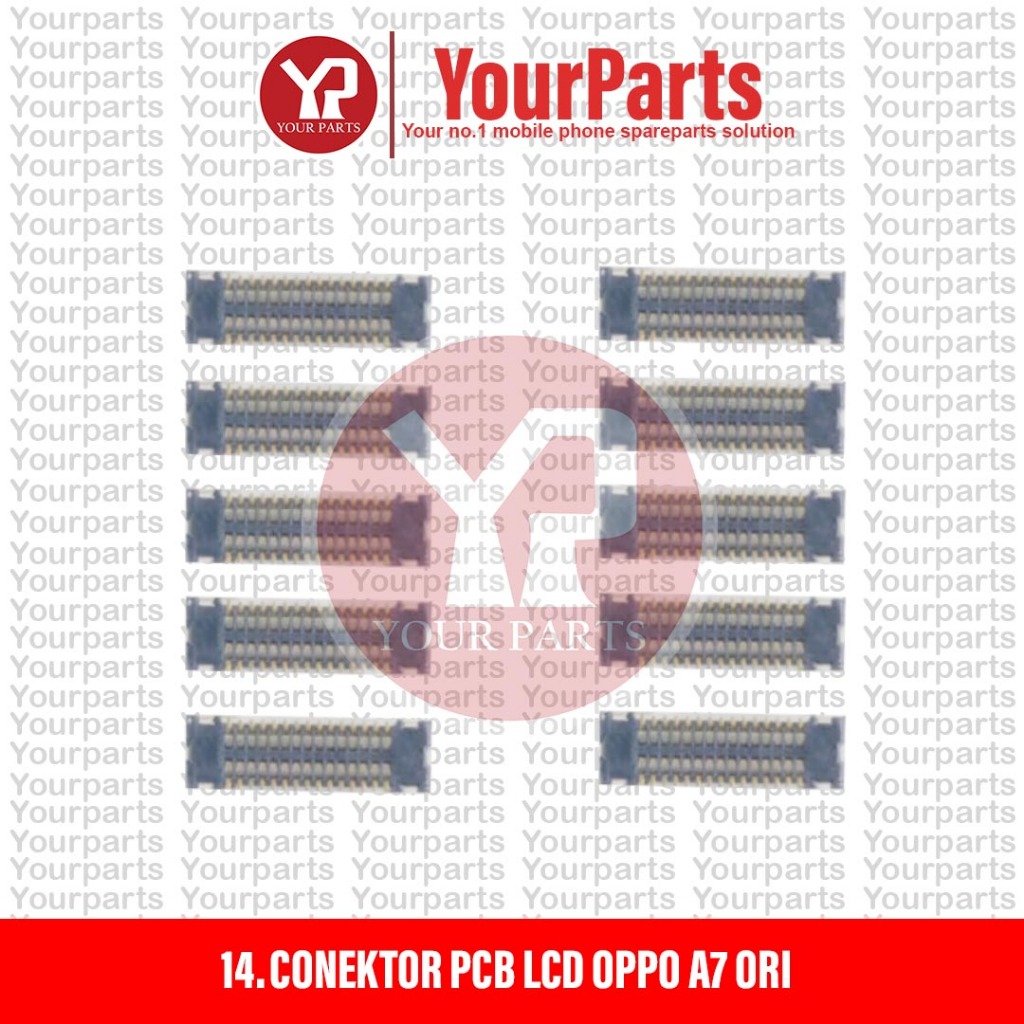 CONEKTOR PCB LCD OPPO A7 ORI