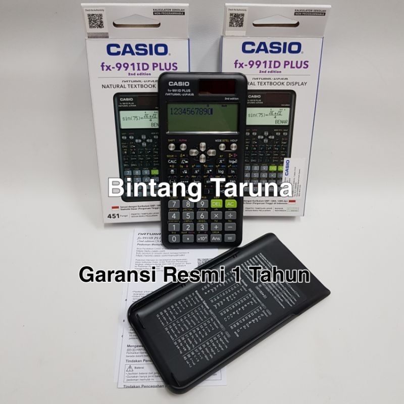 

Kalkulator Scientific Casio FX-991ID Plus Scientific Calculator Casio FX991ID Plus Kalkulator ilmiah