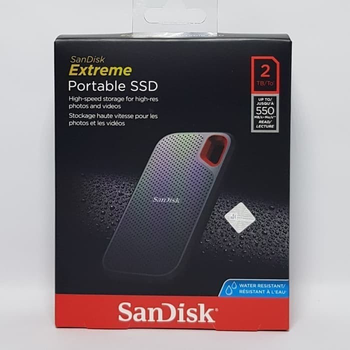SSD EXTERNAL PORTABLE SANDISK 2TB - GARANSI RESMI 2 TAHUN
