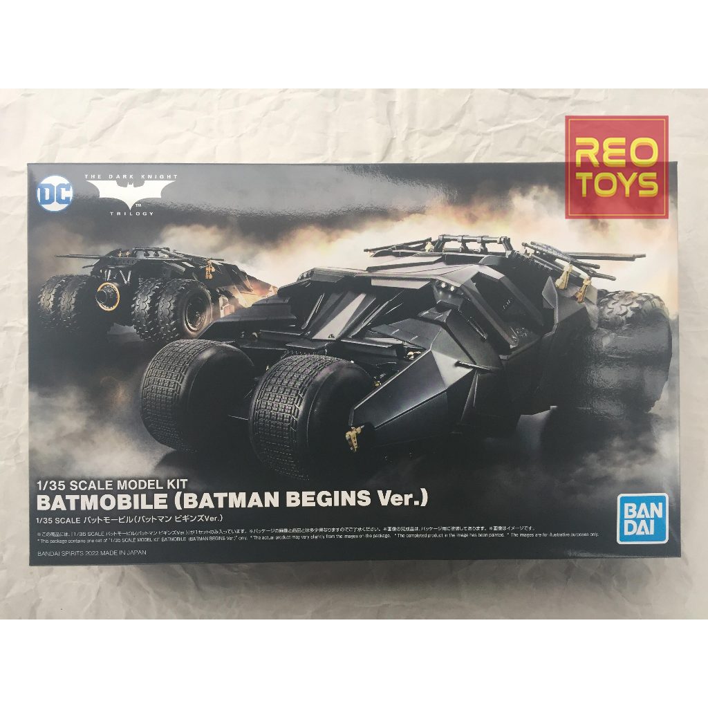 BANDAI BATMOBILE TUMBLER BATMAN BEGINS THE DARK KNIGHT VER 1/35 SCALE