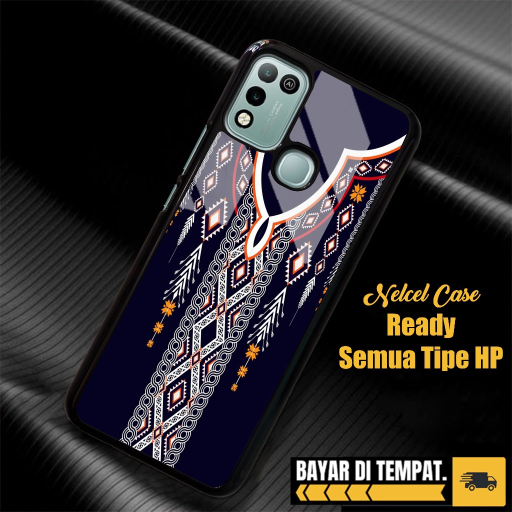 Case Infinix Hot 10 Play 11 Play Casing Infinix Hot 10 Play 11 Play Karakter Batik Case Glossy Case 