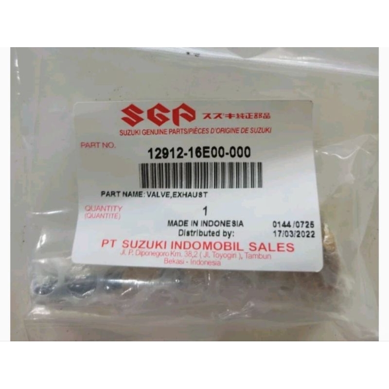 KLEP EX SATRIA FU 150 KARBU 100% ORIGINAL