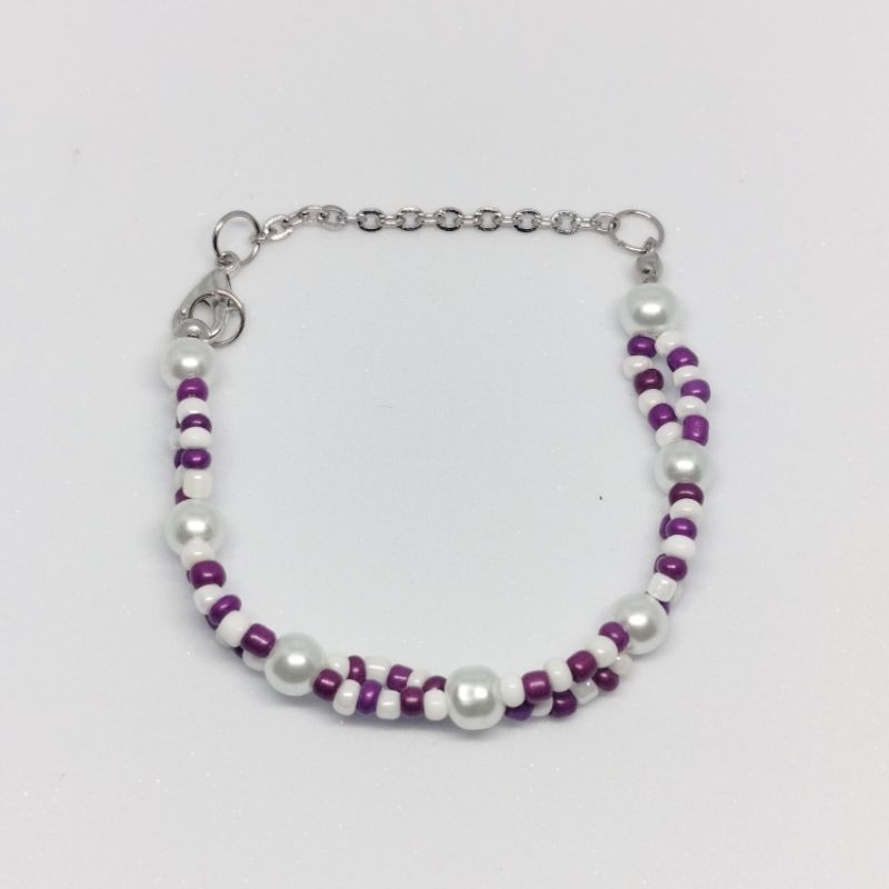Gelang Manik Manik Handmade | Gelang Manik Mutiara Cute.