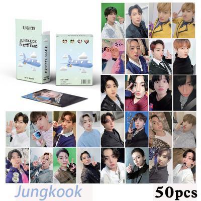 [50Pcs] Hologram Pack Photocard Jungkook  Bts Album Lomo Card Photo Card Kpop Lomocard Kpopers Photo