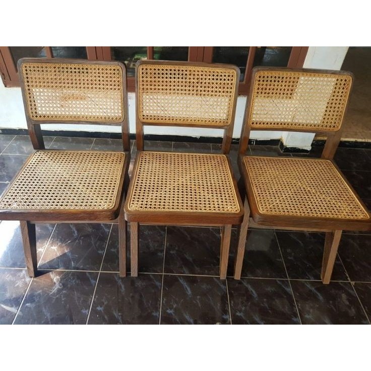 OTTOMAN KURSI RETRO ROTAN KURSI KAYU JATI KURSI MURAH Benuniq