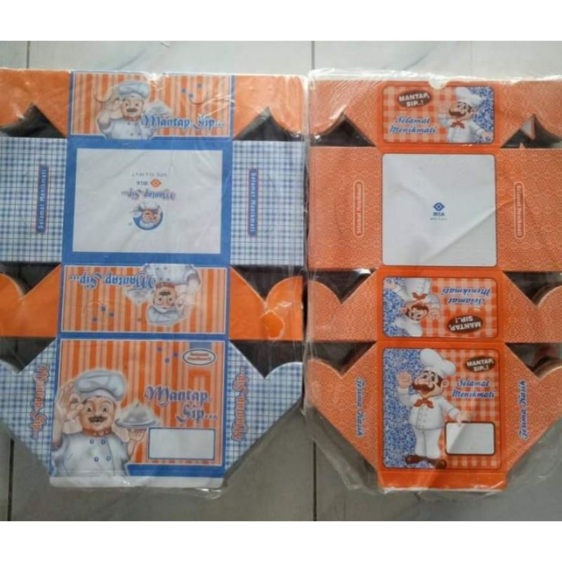 

kotak kue, martabak, nasi kotak, dll
