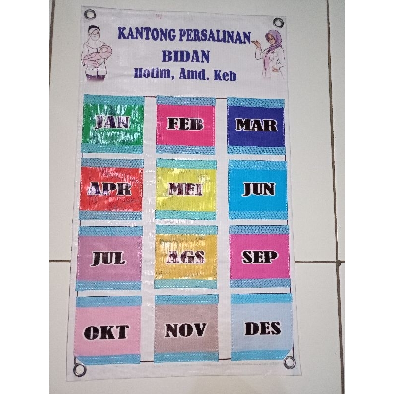 

Kantong Persalinan Bidan/Puskesmas Ukuran 30x50 cm Free Desain