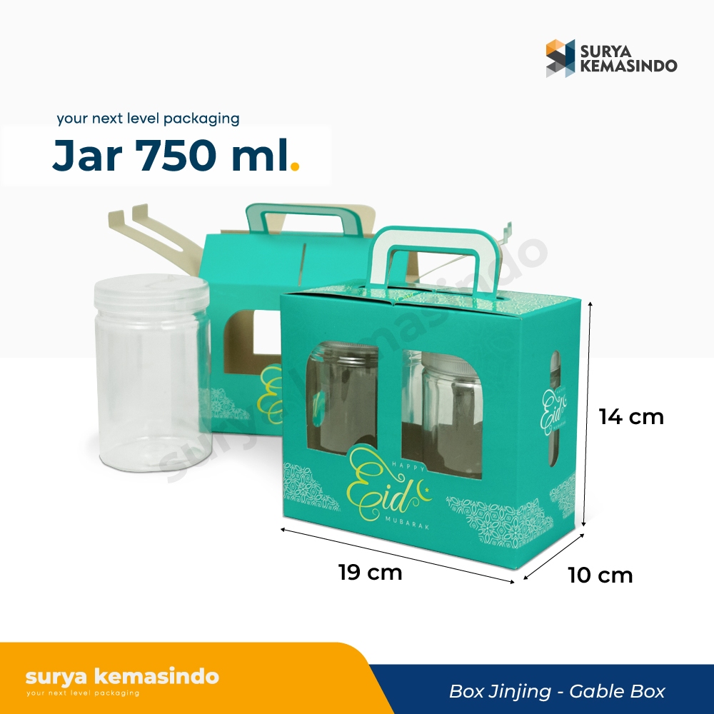 

Box Jar Premium 750ml Isi 2 Toples Bulat (19x10x14)