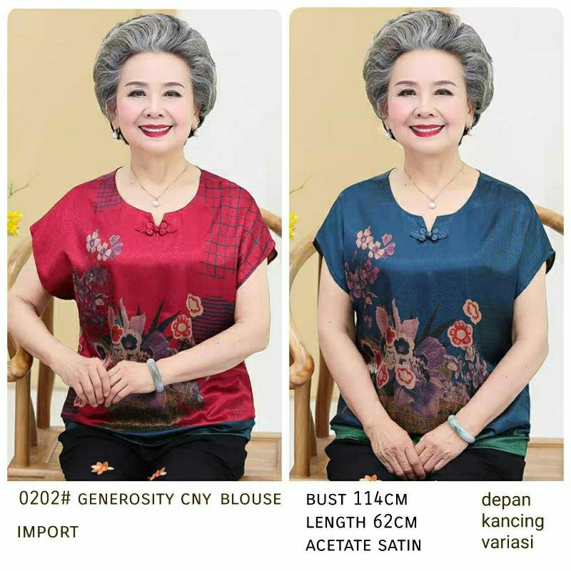 blouse CNY imlek