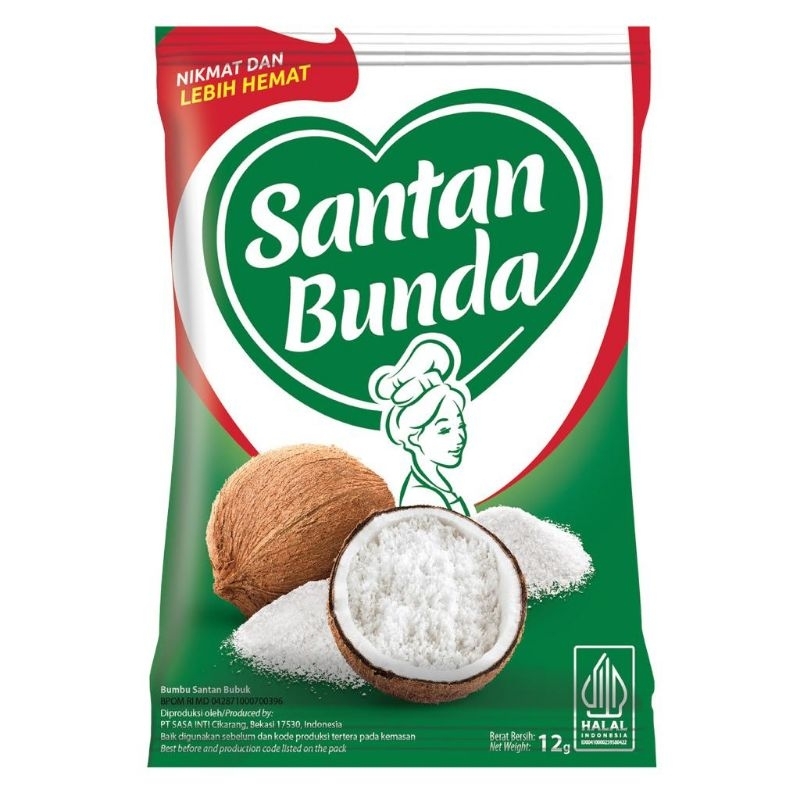 

Santan Bubuk Bunda SASA 12gr