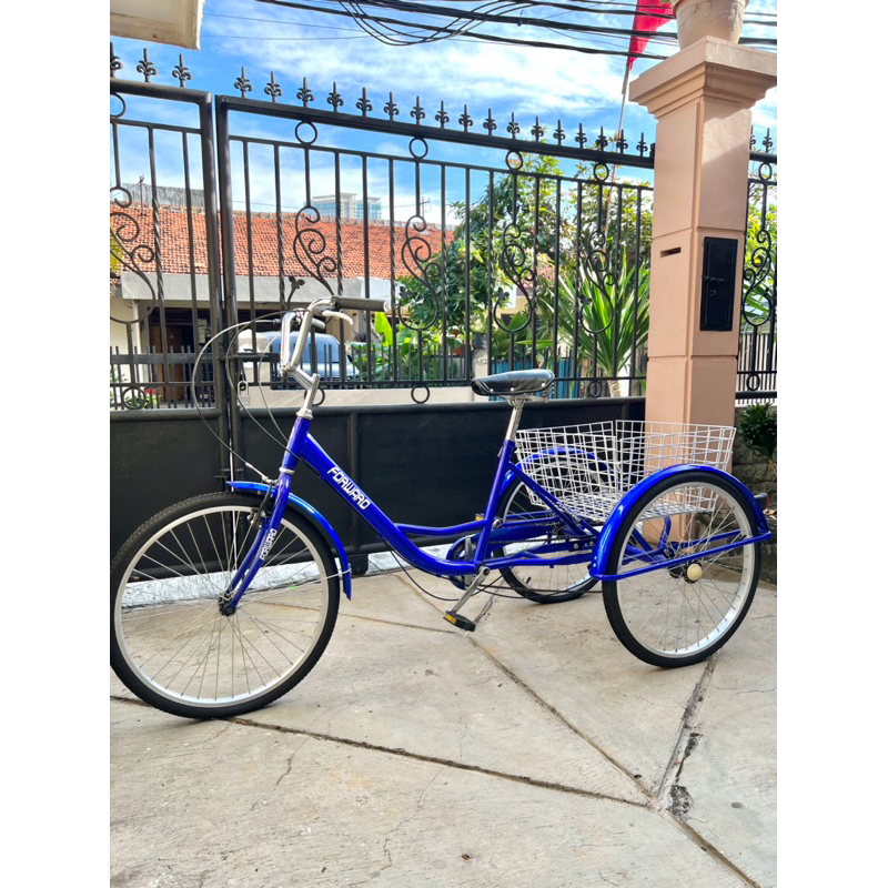 SEPEDA RODA TIGA / SEPEDA RODA 3 DEWASA KARGO / ADULT TRICYCLE PRELOVED