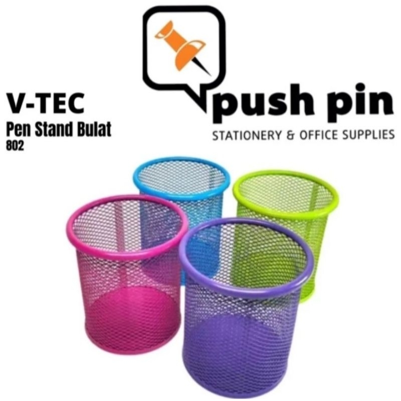 

V Tec Pen Holder / Tempat Pensil Bulat Warna 802/C