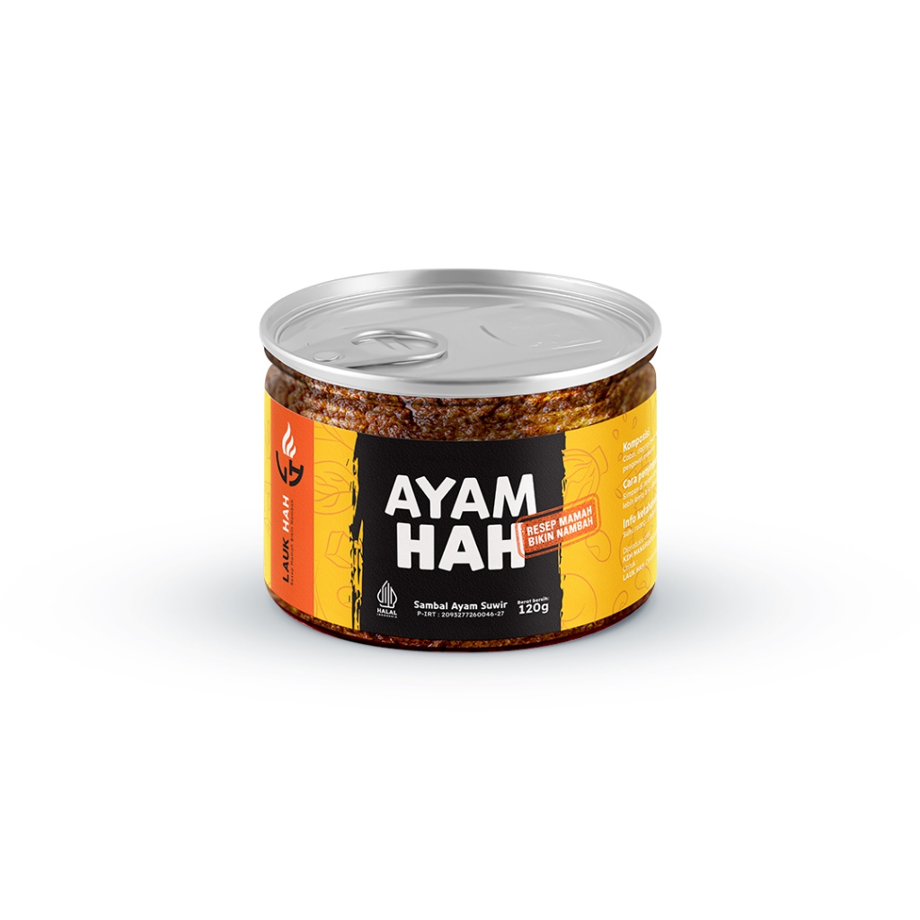 

ASHIAAAP X LAUK HAH! Sambel ayam suwir instan halal Sambel Pedas Viral Eatsambel Oelek 120gr