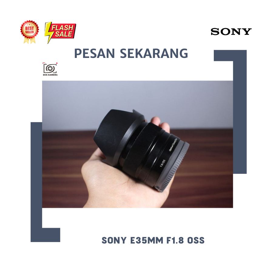 LENSA FIX SONY E 35mm F1.8