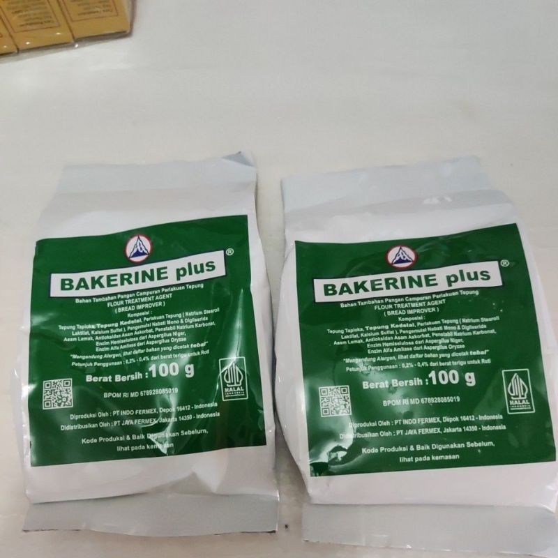 

bakerine plus 100gram / pelembut roti 100gram