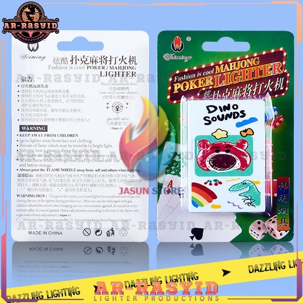 MODEL TERBARU  Korek Api Bara Gas Remi LED Slide Gesek Motif Anime Kuromi